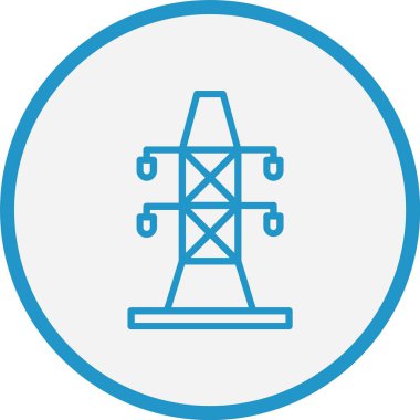 Elektrik Kulesi Mavi Çember