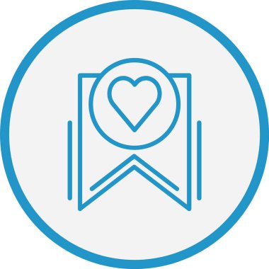 Favori Mavi Çember Çizgisi