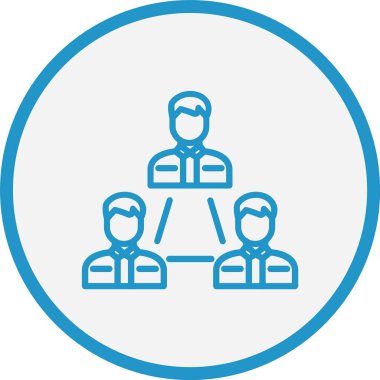 Buluşma Çizgisi Mavi Çember