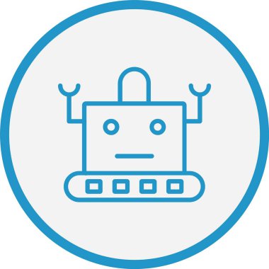 Robot Hattı Mavi Çember