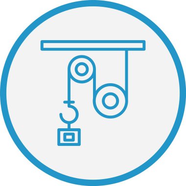 Makara Çizgisi Mavi Çember