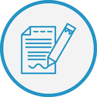 İmzalama Sözleşmesi Mavi Çember