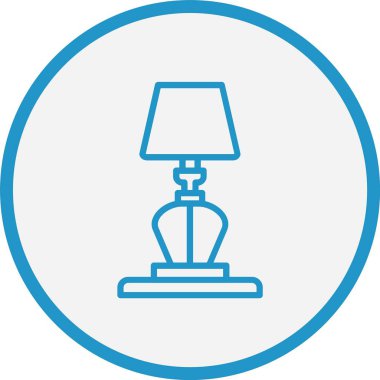 Tablo Lambası Mavi Çember