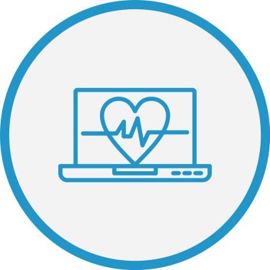 Kalp atışı Mavi Çember