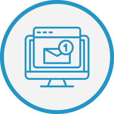 Posta Satırı Mavi Çember