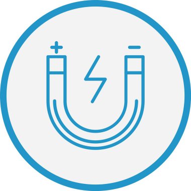 Mıknatıs Çizgisi Mavi Çember