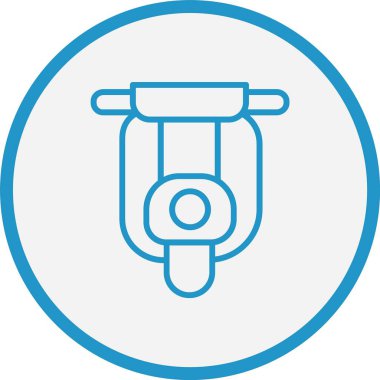 Motosiklet Hattı Mavi Çember