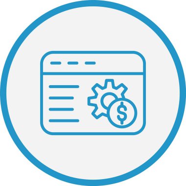 Optimizasyon Çizgisi Mavi Çember