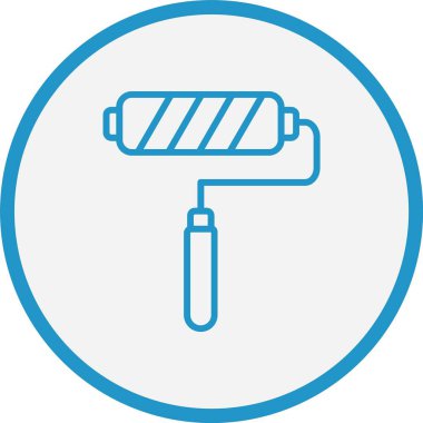 Boya Çizgisi Mavi Çember