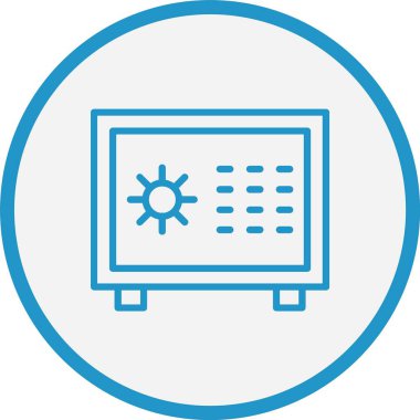 Güvenlik Kutusu Hat Mavi Çember