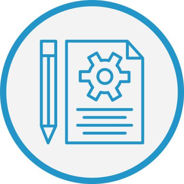 Geliştirme Çizgisi Mavi Çember