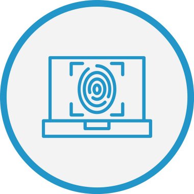 Parmak izi Mavi Çember