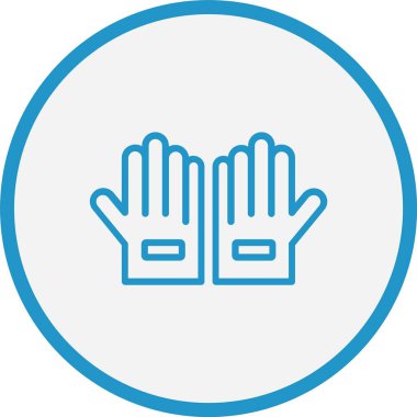 Eldiven Çizgisi Mavi Çember