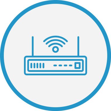 Yönlendirici Çizgisi Mavi Çember