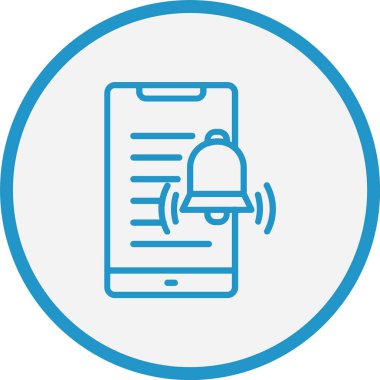 Mobil Hatırlatma Satırı Mavi Çember