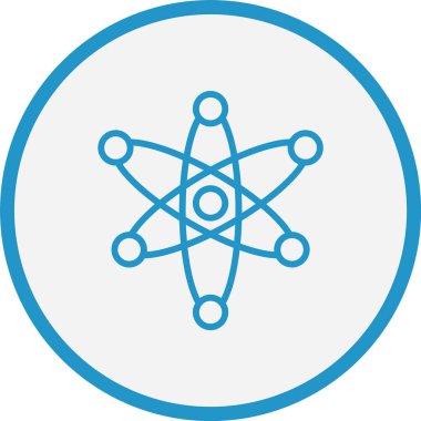 Moleküller Mavi Çember Çizgisi