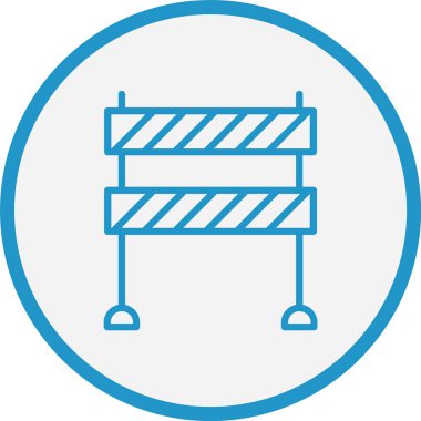 Yol Bloğu Mavi Çember