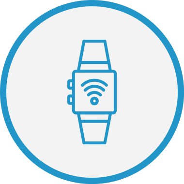 Akıllı Çizgi Mavi Çember