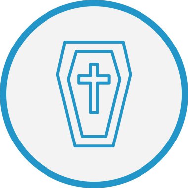 Tabut Çizgisi Mavi Çember