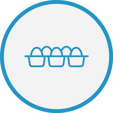 Yumurta Çizgisi Mavi Çember