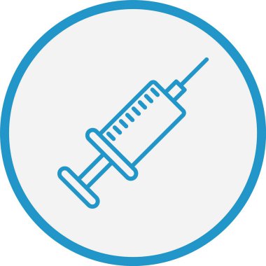 Enjeksiyon Çizgisi Mavi Çember