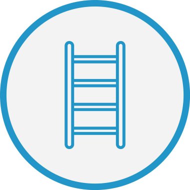 Merdiven Çizgisi Mavi Çember