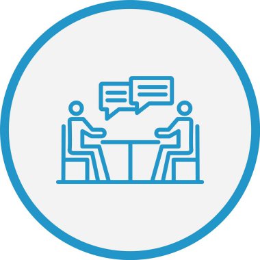 Buluşma Çizgisi Mavi Çember