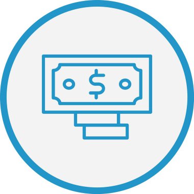 Para Çizgisi Mavi Çember