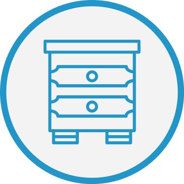 Gece Bekleme Çizgisi Mavi Çember