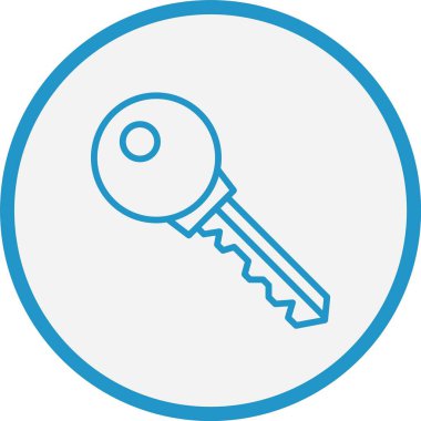 Anahtar Satırı Mavi Çember