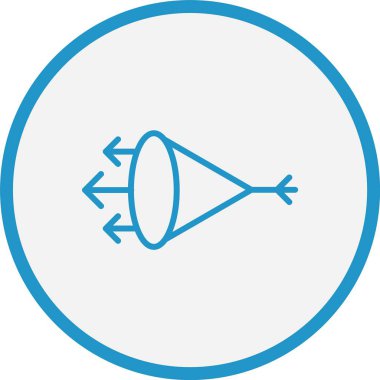 Kırılma Çizgisi Mavi Çember