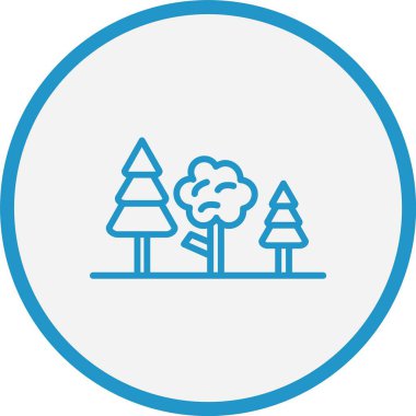 Ön Çizgi Mavi Çember