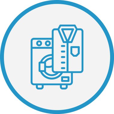 Çamaşır Çizgisi Mavi Çember