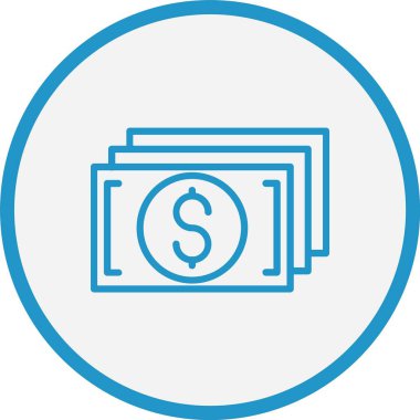 Para Çizgisi Mavi Çember