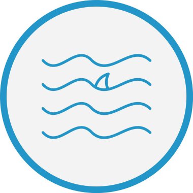 Deniz Çizgisi Mavi Çember