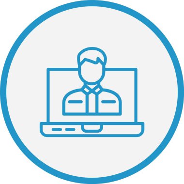 Kullanıcı Satırı Mavi Çember