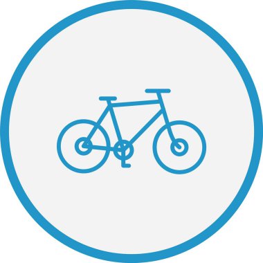 Bisiklet Çizgisi Mavi Çember