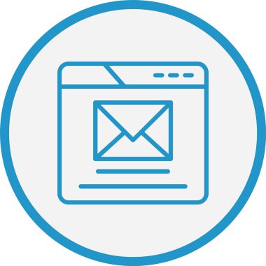 Posta Satırı Mavi Çember