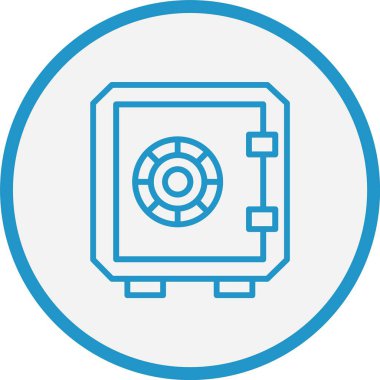 Güvenlik Kutusu Hat Mavi Çember