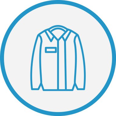 Ceket Çizgisi Mavi Çember