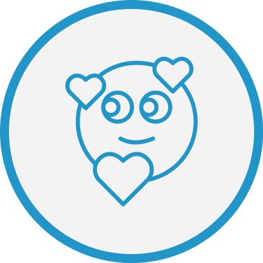 Aşk Çizgisi Mavi Çember