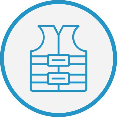 Can yeleği çizgisi Mavi Çember