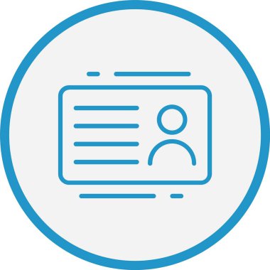 Sadakat Çizgisi Mavi Çember