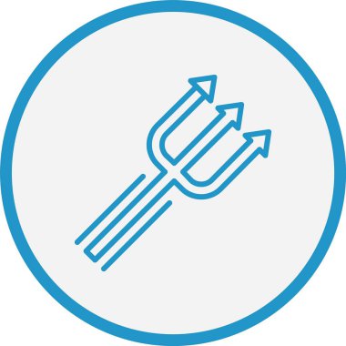 Mızrak Çizgisi Mavi Çember