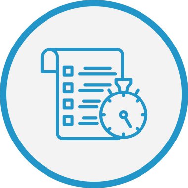 Kontrol Listesi Mavi Çember