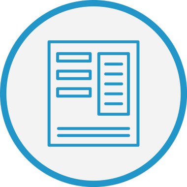 Yerleşim Çizgisi Mavi Çember