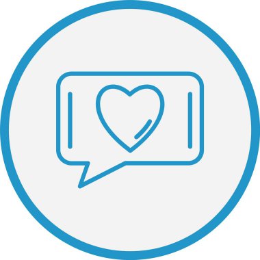 Aşk Chat Hattı Mavi Çember