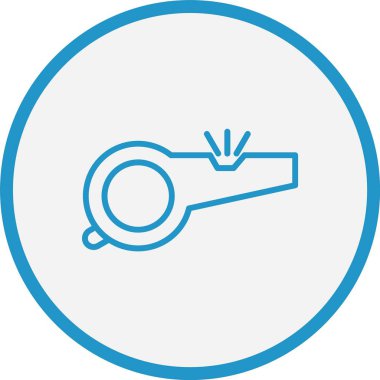 Islık Satırı Mavi Çember