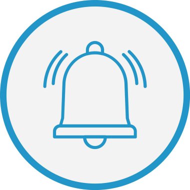 Alarm Çanı Mavi Çember