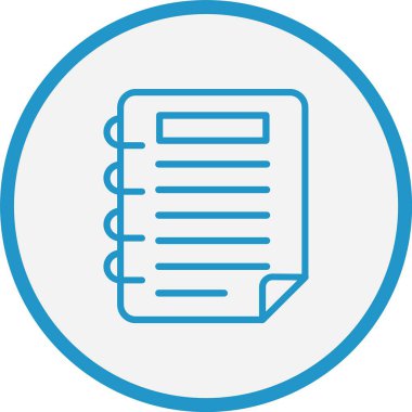 Not Defteri Mavi Çember